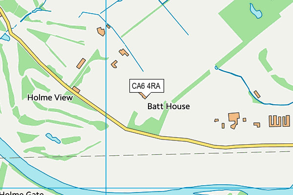 Eden Golf Club map (CA6 4RA) - OS VectorMap District (Ordnance Survey)