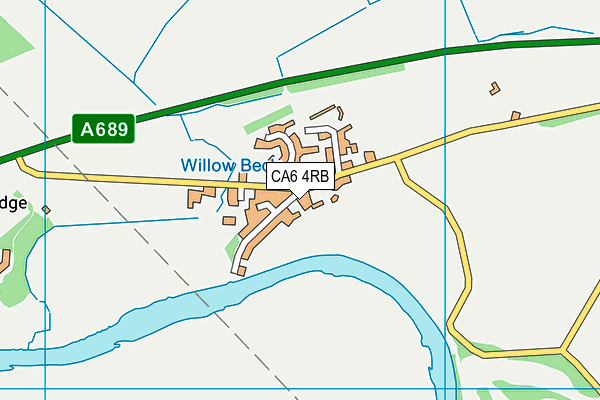 CA6 4RB map - OS VectorMap District (Ordnance Survey)