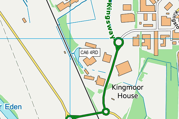 CA6 4RD map - OS VectorMap District (Ordnance Survey)