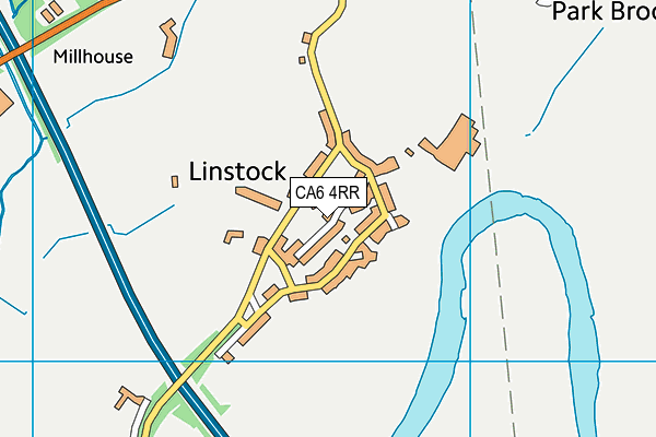 CA6 4RR map - OS VectorMap District (Ordnance Survey)