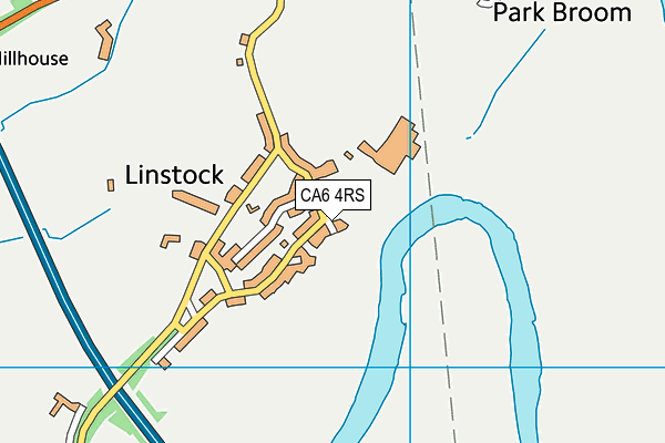 CA6 4RS map - OS VectorMap District (Ordnance Survey)