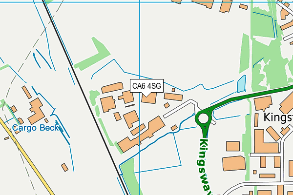 CA6 4SG map - OS VectorMap District (Ordnance Survey)