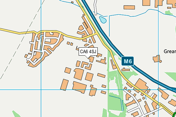 CA6 4SJ map - OS VectorMap District (Ordnance Survey)