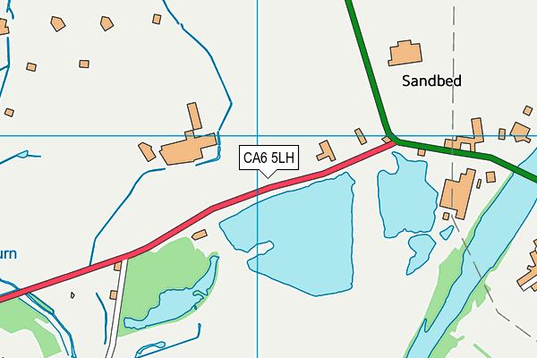 CA6 5LH map - OS VectorMap District (Ordnance Survey)