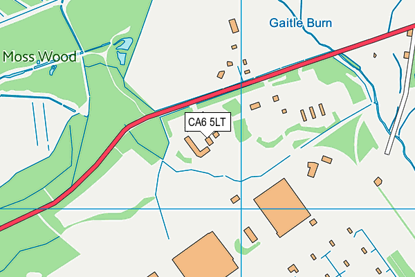 CA6 5LT map - OS VectorMap District (Ordnance Survey)