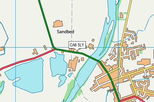 CA6 5LY map - OS VectorMap District (Ordnance Survey)
