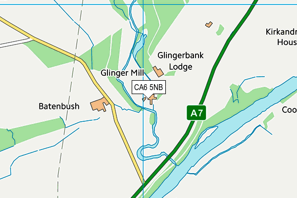 CA6 5NB map - OS VectorMap District (Ordnance Survey)