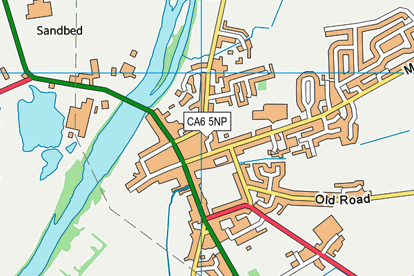 CA6 5NP map - OS VectorMap District (Ordnance Survey)