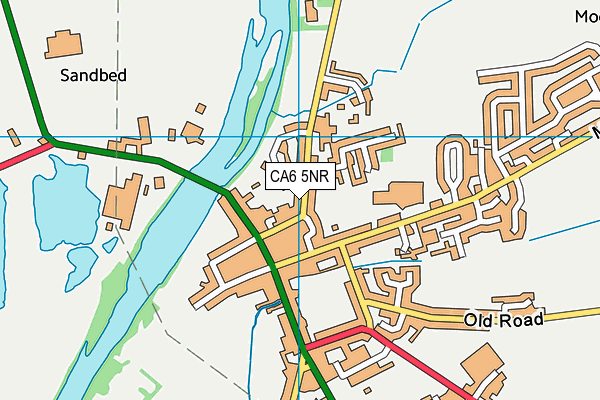 CA6 5NR map - OS VectorMap District (Ordnance Survey)