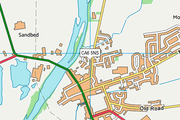 CA6 5NS map - OS VectorMap District (Ordnance Survey)