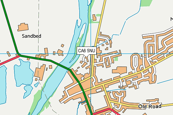 CA6 5NU map - OS VectorMap District (Ordnance Survey)
