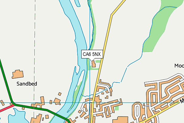 CA6 5NX map - OS VectorMap District (Ordnance Survey)