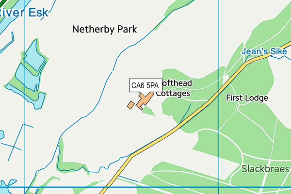 CA6 5PA map - OS VectorMap District (Ordnance Survey)