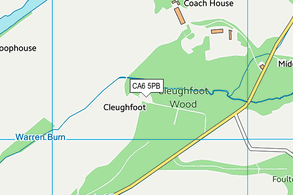 CA6 5PB map - OS VectorMap District (Ordnance Survey)