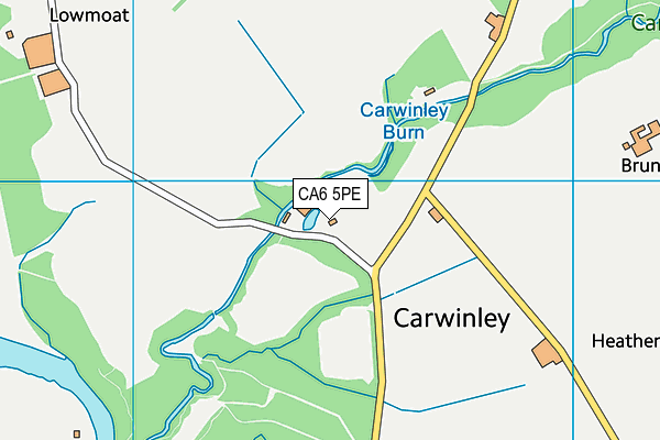 CA6 5PE map - OS VectorMap District (Ordnance Survey)