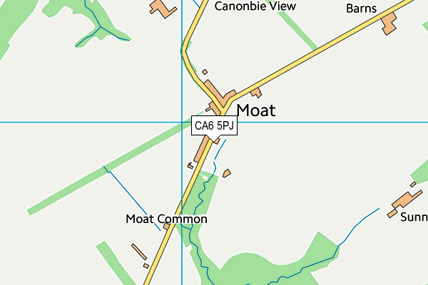 CA6 5PJ map - OS VectorMap District (Ordnance Survey)