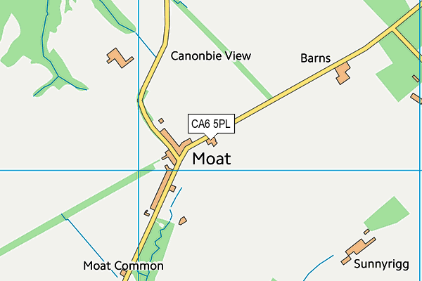 CA6 5PL map - OS VectorMap District (Ordnance Survey)