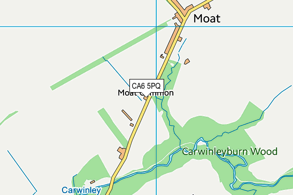 CA6 5PQ map - OS VectorMap District (Ordnance Survey)