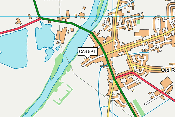 CA6 5PT map - OS VectorMap District (Ordnance Survey)