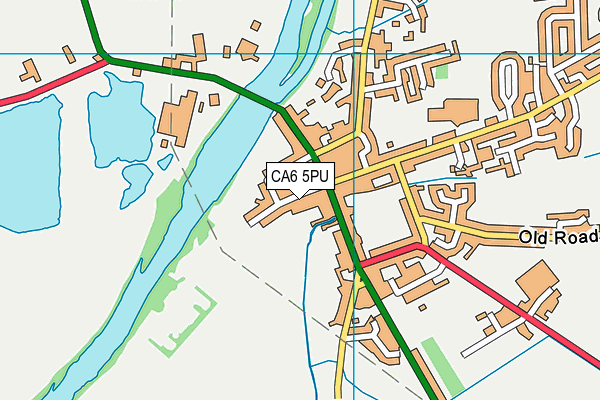 CA6 5PU map - OS VectorMap District (Ordnance Survey)