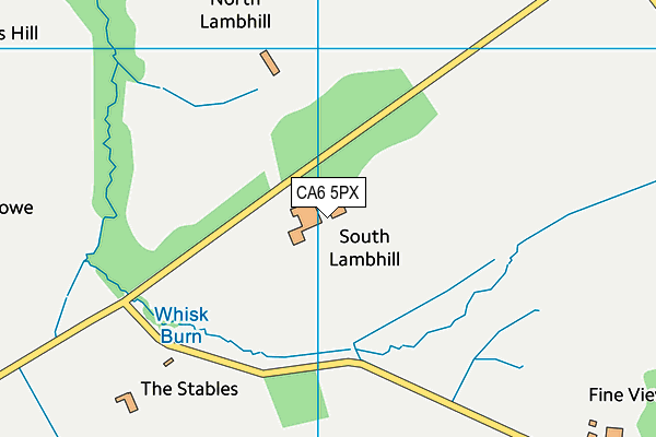 CA6 5PX map - OS VectorMap District (Ordnance Survey)