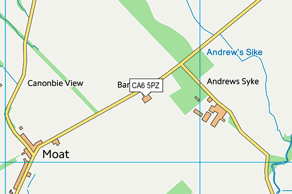 CA6 5PZ map - OS VectorMap District (Ordnance Survey)