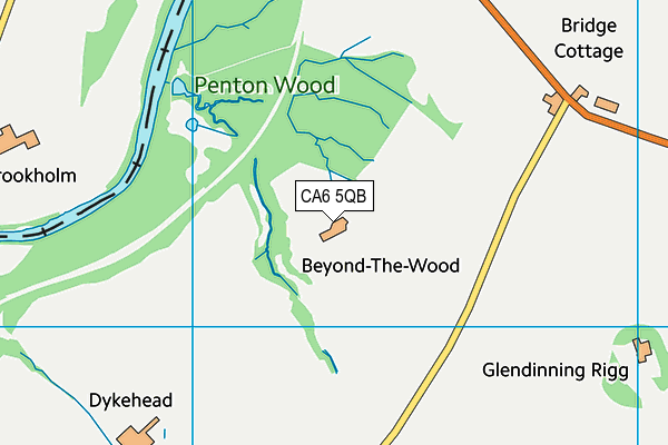 CA6 5QB map - OS VectorMap District (Ordnance Survey)