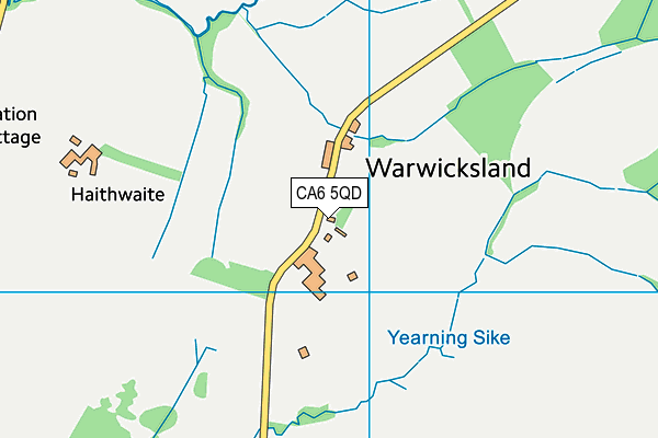 CA6 5QD map - OS VectorMap District (Ordnance Survey)