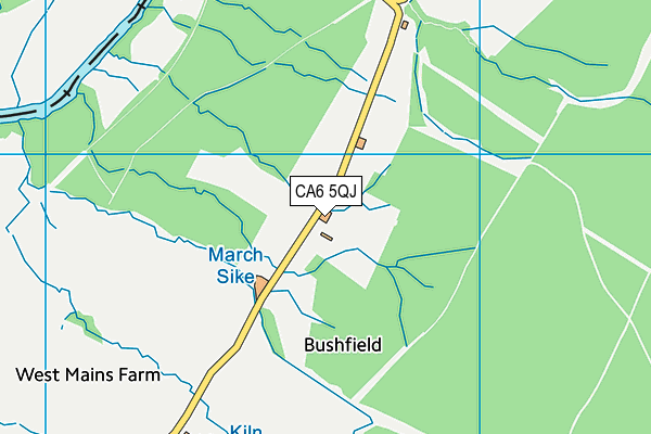 CA6 5QJ map - OS VectorMap District (Ordnance Survey)