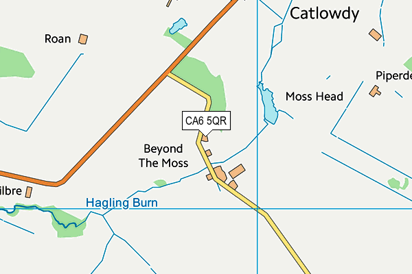 CA6 5QR map - OS VectorMap District (Ordnance Survey)