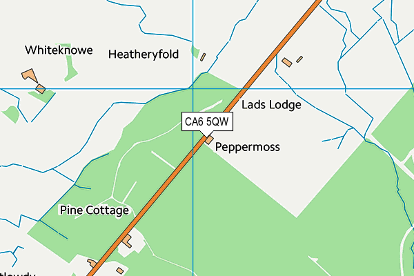 CA6 5QW map - OS VectorMap District (Ordnance Survey)