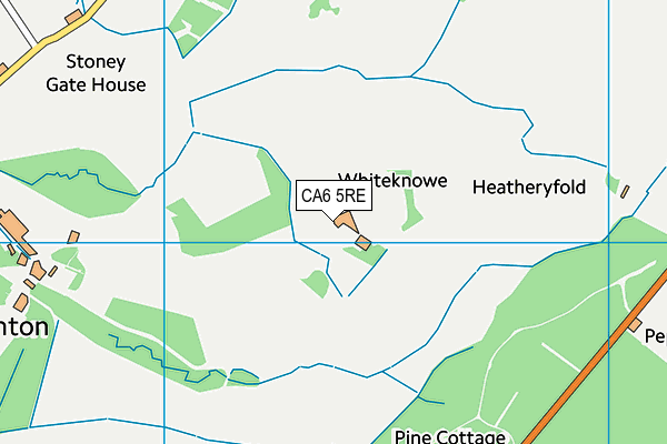 CA6 5RE map - OS VectorMap District (Ordnance Survey)
