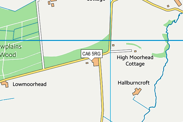 CA6 5RG map - OS VectorMap District (Ordnance Survey)