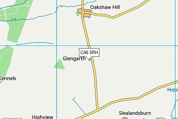 CA6 5RH map - OS VectorMap District (Ordnance Survey)