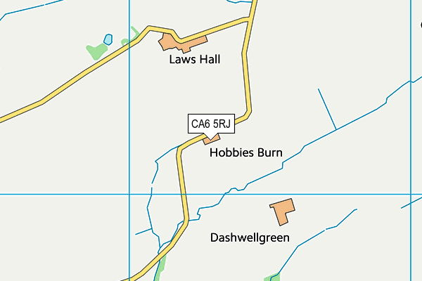 CA6 5RJ map - OS VectorMap District (Ordnance Survey)