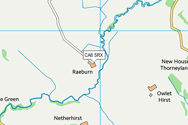 CA6 5RX map - OS VectorMap District (Ordnance Survey)