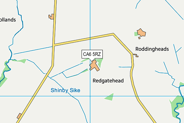 CA6 5RZ map - OS VectorMap District (Ordnance Survey)