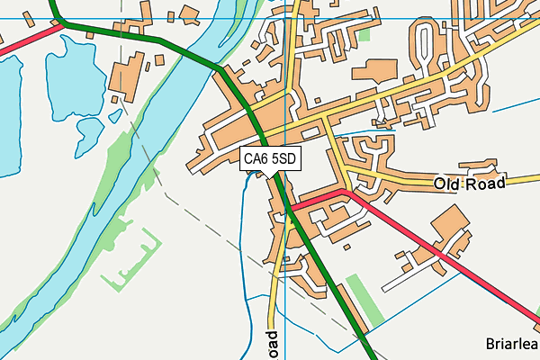 CA6 5SD map - OS VectorMap District (Ordnance Survey)