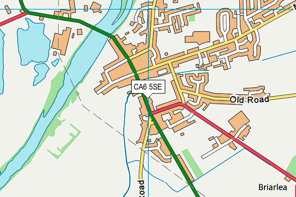 CA6 5SE map - OS VectorMap District (Ordnance Survey)