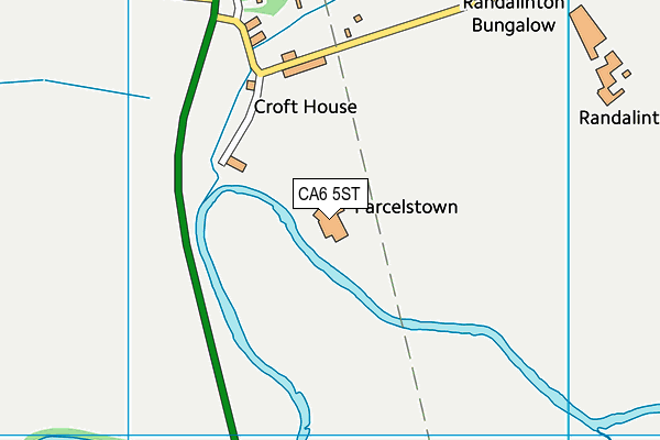CA6 5ST map - OS VectorMap District (Ordnance Survey)