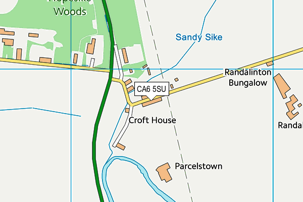 CA6 5SU map - OS VectorMap District (Ordnance Survey)