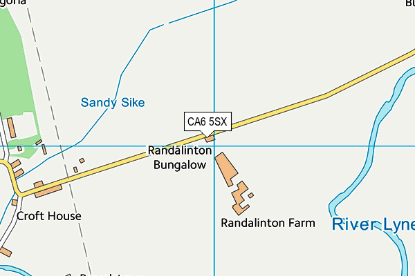 CA6 5SX map - OS VectorMap District (Ordnance Survey)