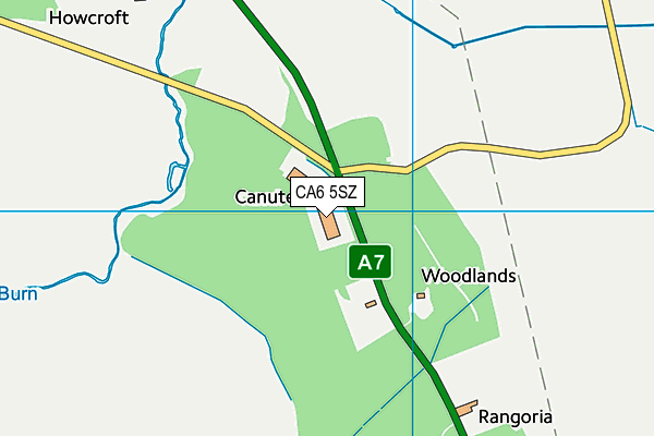 CA6 5SZ map - OS VectorMap District (Ordnance Survey)
