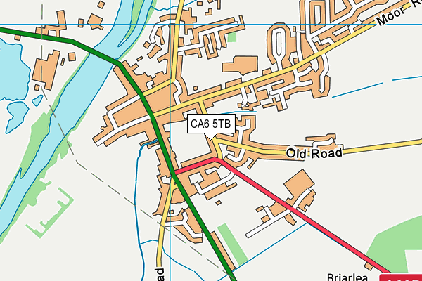 CA6 5TB map - OS VectorMap District (Ordnance Survey)