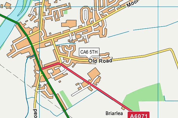 CA6 5TH map - OS VectorMap District (Ordnance Survey)