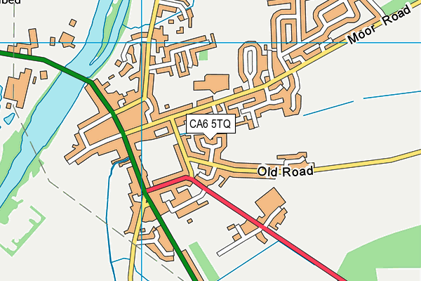 CA6 5TQ map - OS VectorMap District (Ordnance Survey)