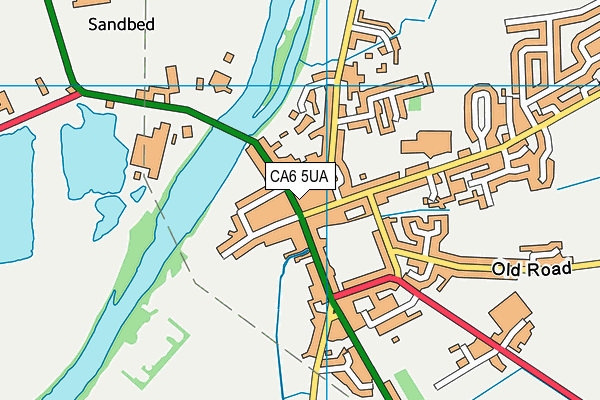 CA6 5UA map - OS VectorMap District (Ordnance Survey)