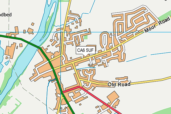 CA6 5UF map - OS VectorMap District (Ordnance Survey)