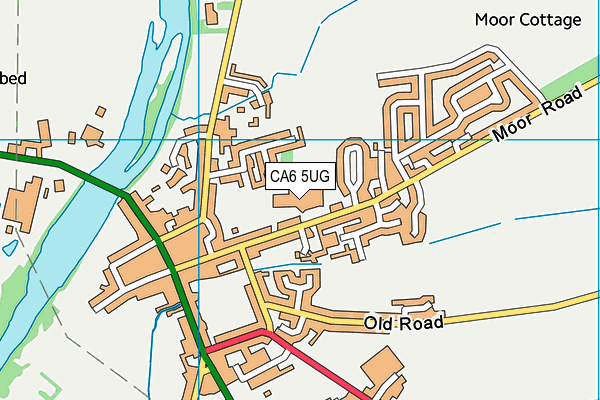 CA6 5UG map - OS VectorMap District (Ordnance Survey)