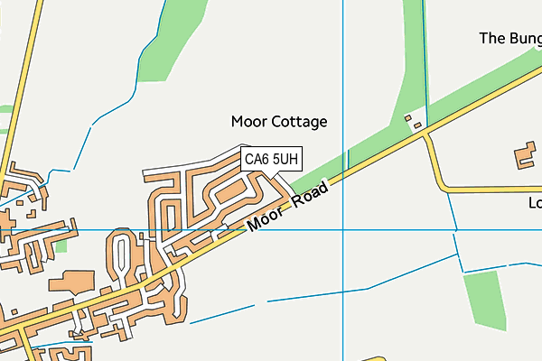 CA6 5UH map - OS VectorMap District (Ordnance Survey)